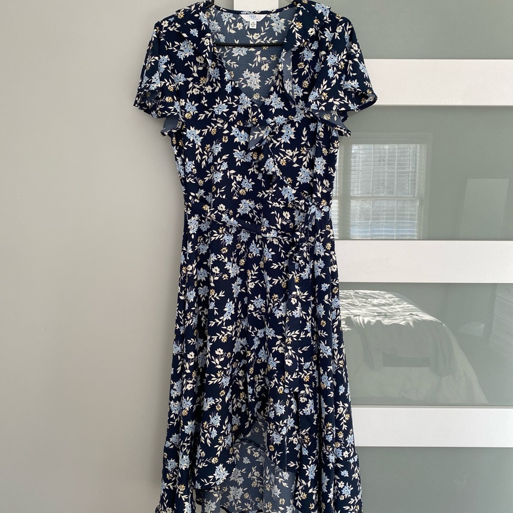 Blue Floral Dress